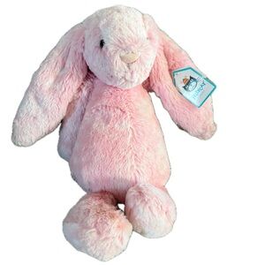 Jellycat Very Rare HTF Retired Small Bashful Peony Bunny Plush with tags